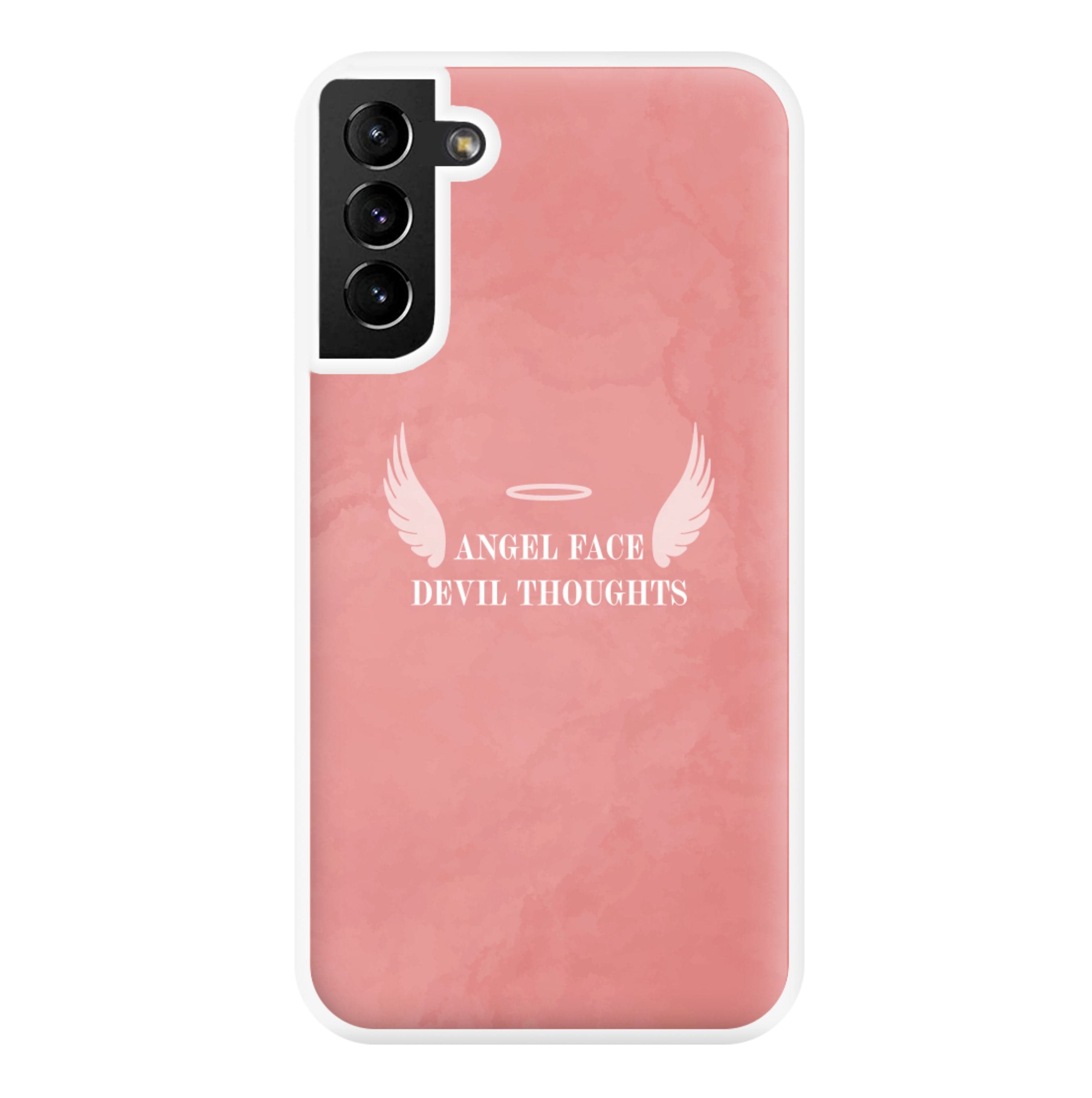 Angel Face Devil Thoughts Phone Case