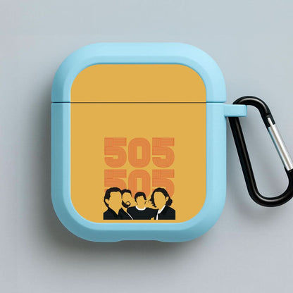 505 Band Members Light Blue AirPods Case