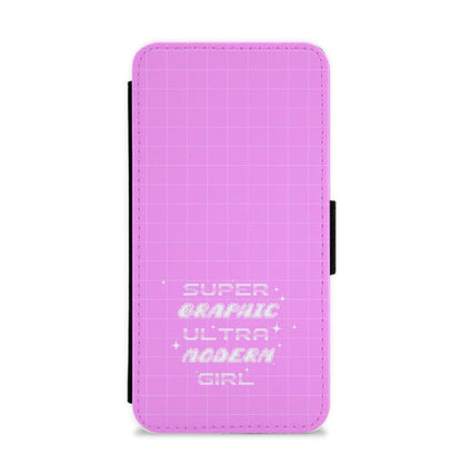 Super Graphic Ultra Modern Girl - Chappell Flip / Wallet Phone Case