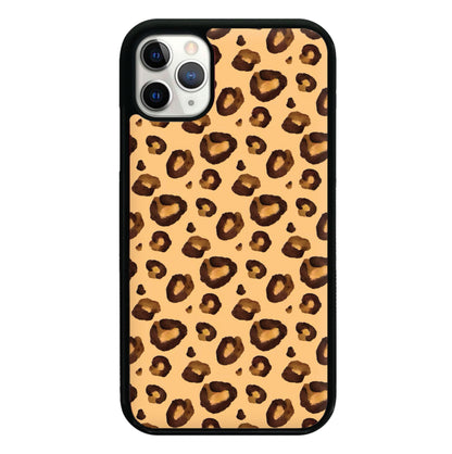 Watercolour Cheetah Print Phone Case