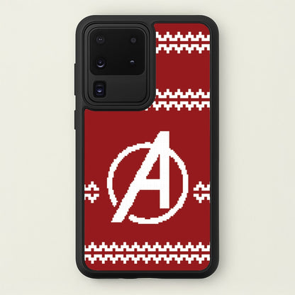 Superhero Team Red Christmas Jumper  Galaxy S20 Ultra Case