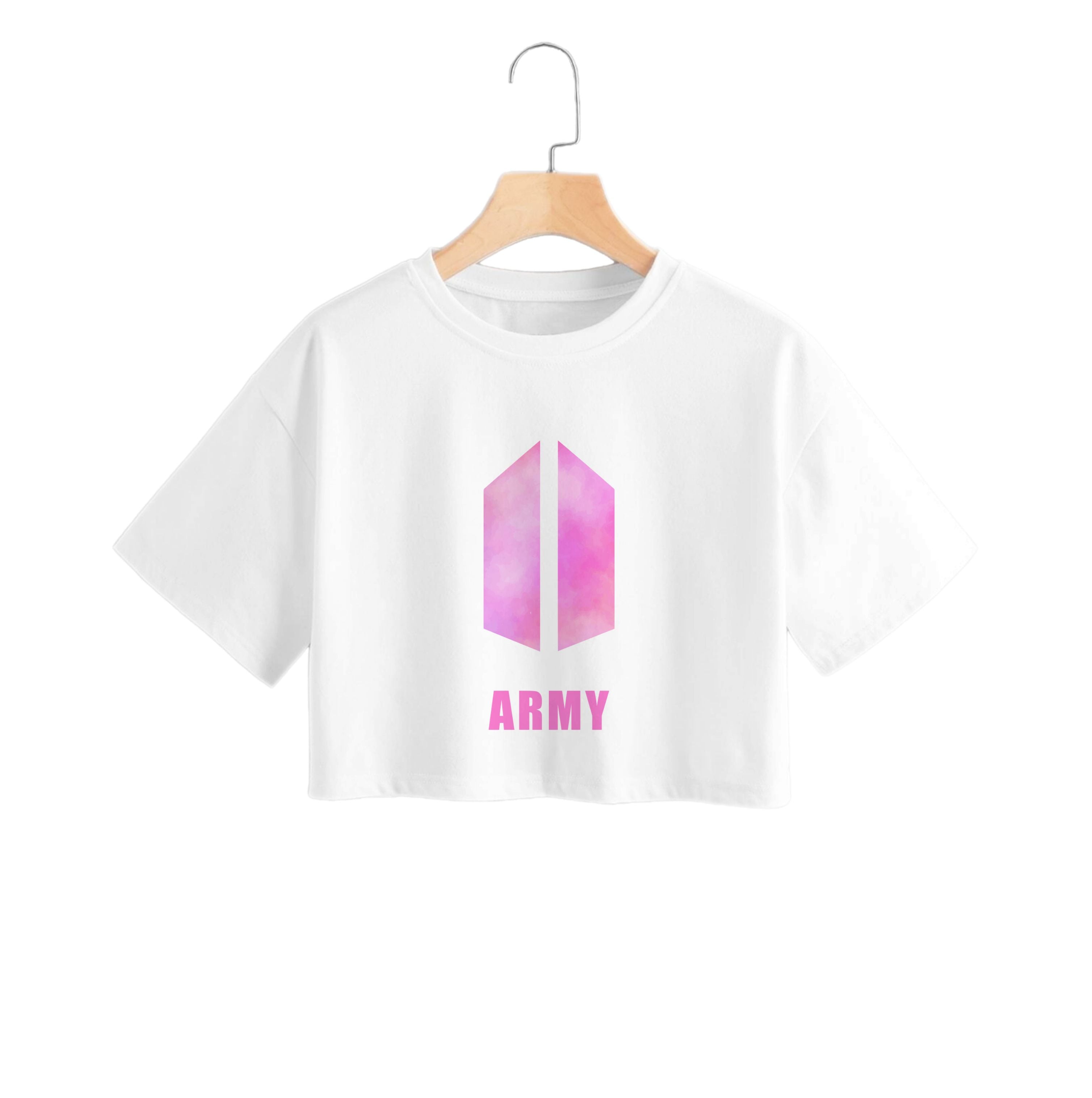 BTS Army Pink - K Pop Crop Top