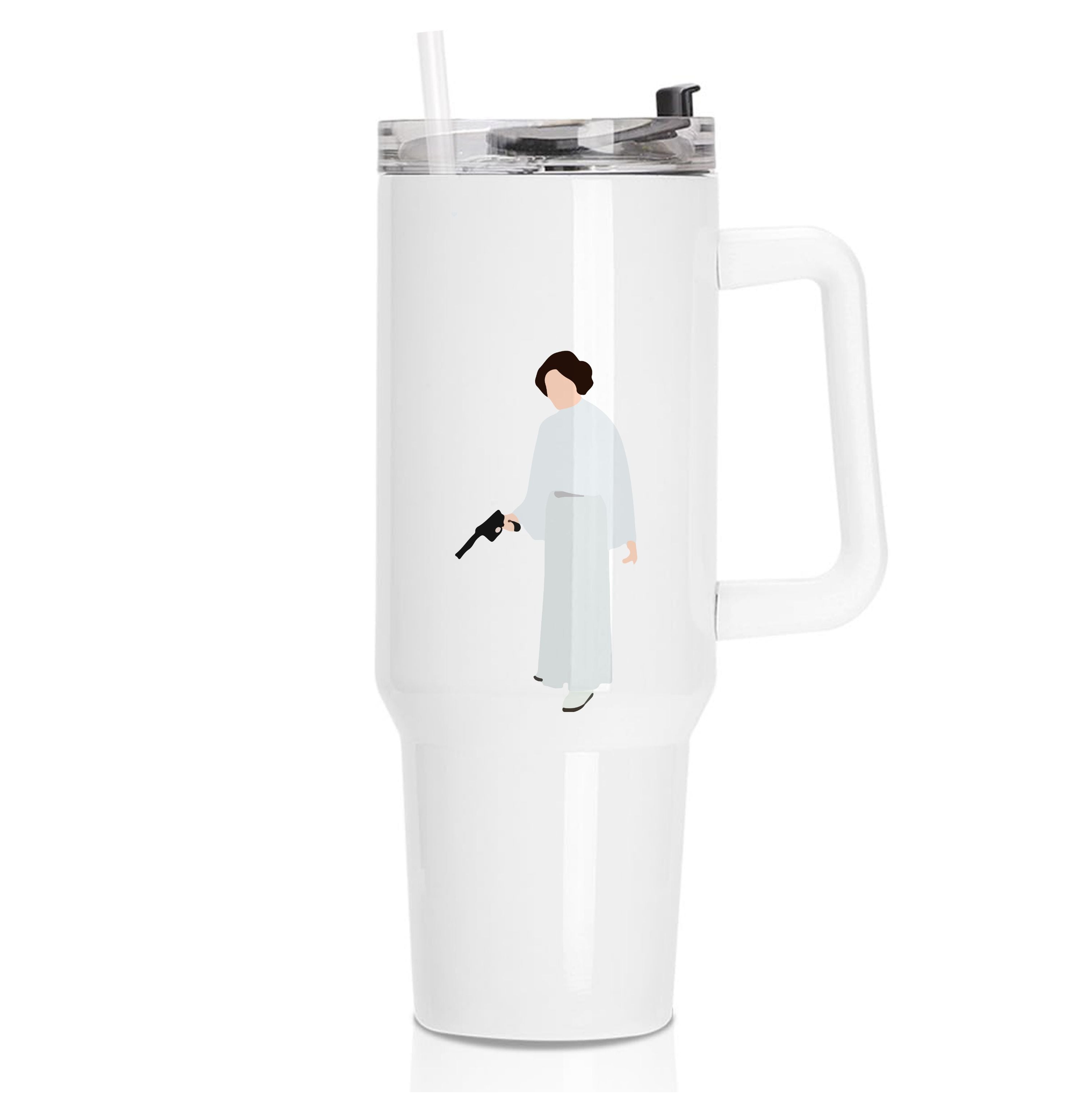 Leia Faceless With Gun Tumbler