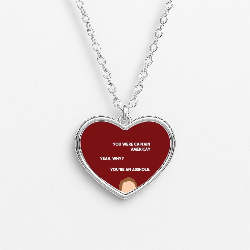 You're An Asshole Heart Necklace