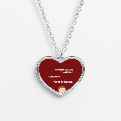 You're An Asshole Heart Necklace