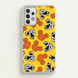 Pumpkin And Mummy Mouse Pattern Galaxy A52 / A52s Case
