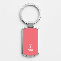 Aries Pastel Zodiac Luxury Keyring