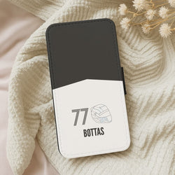 Bottas Helmet 2026 Leather Phone Case