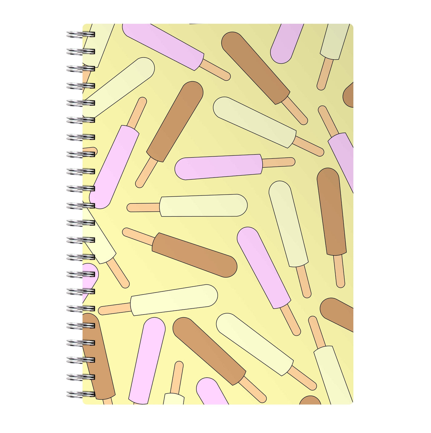 Milk Pops - Ice Cream Patterns Notebook