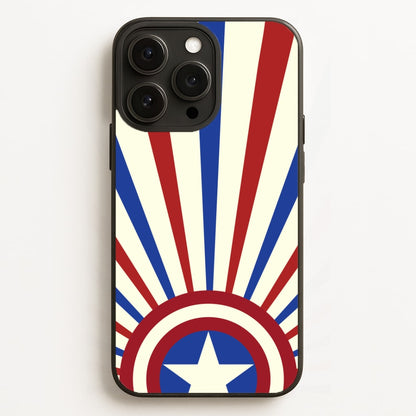 Shield And Stripes Phone Case for iPhone, Samsung Galaxy and Google Pixel