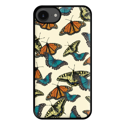 Butterfly Assortment Pattern iPhone 16e Case