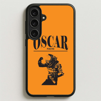 Oscar Orange And Black Galaxy S25FE Case