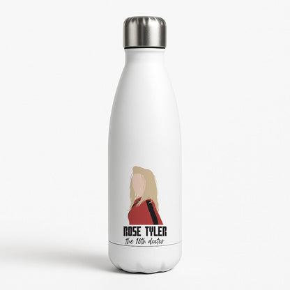 Rose The 16th Doctor White Water Bottle