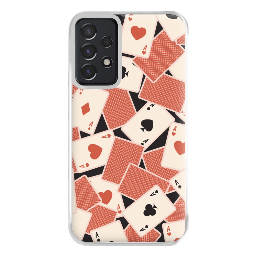 Playing Cards Collage Pattern Galaxy A52 / A52s Case