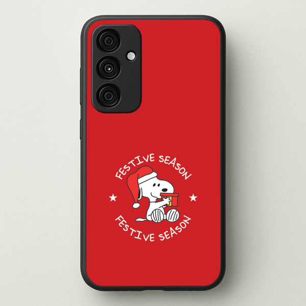 Cartoon Beagle Festive Season Galaxy A15 Case