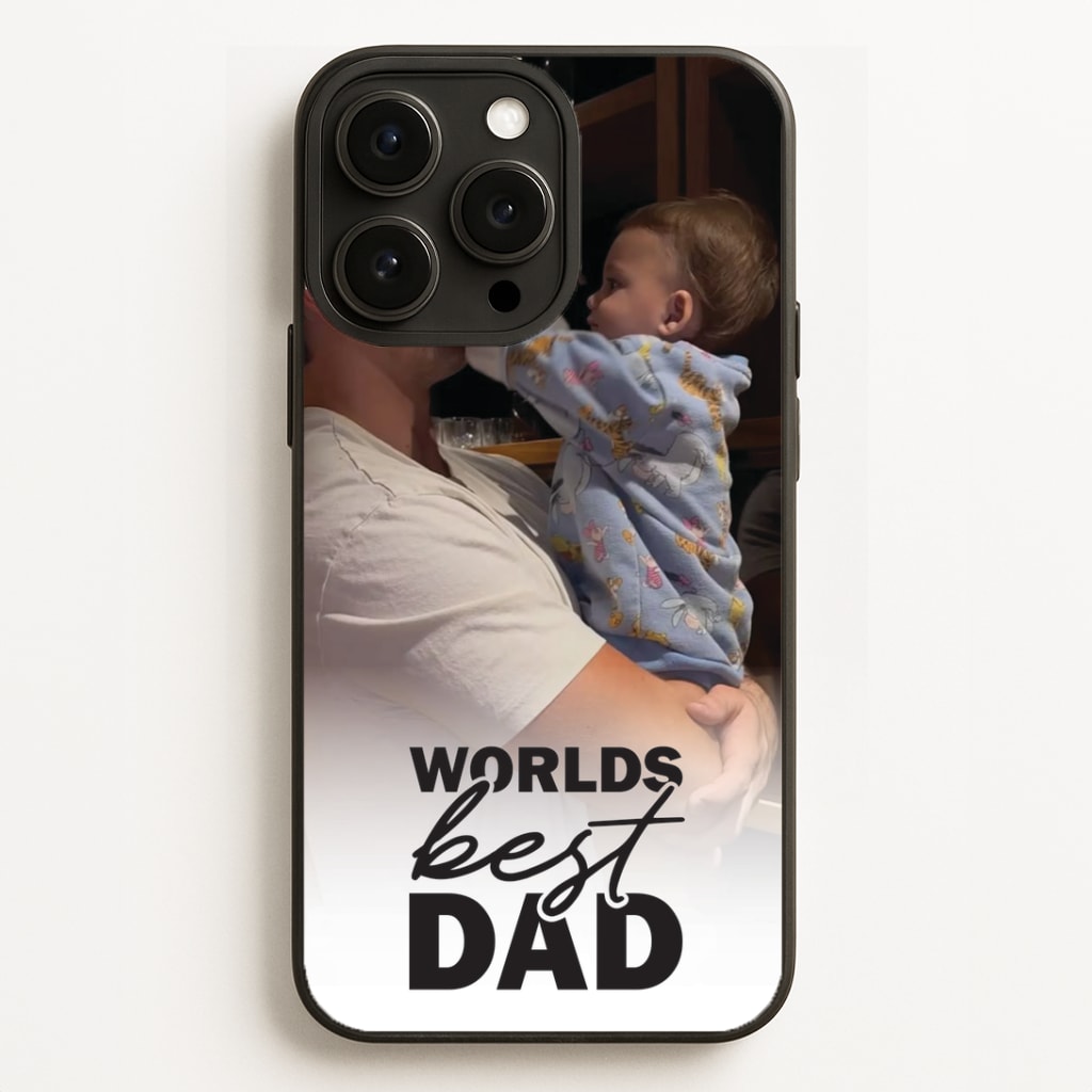 World's Best Dad Personalised Phone Case for iPhone, Samsung Galaxy and Google Pixel