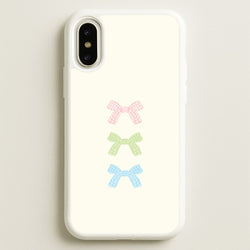Gingham Tiered Ties iPhone X / XS Case