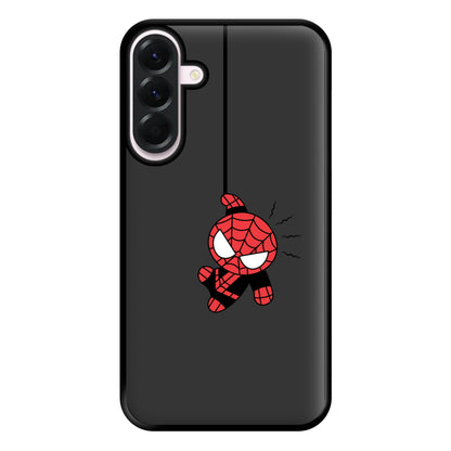 Gray Hanging Spider Hero Galaxy A36 Case