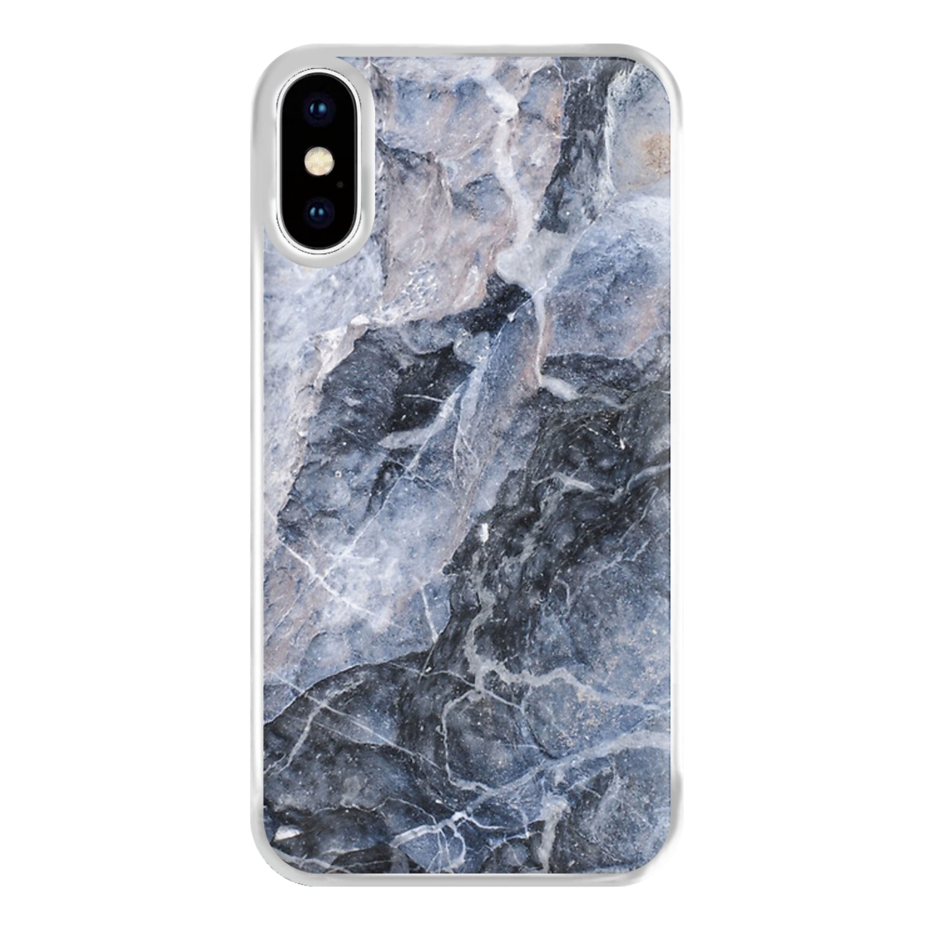 Grey and White Marble Phone Case