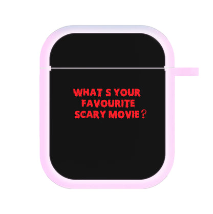 What's Your Favourite Scary Movie - Halloween AirPods Case