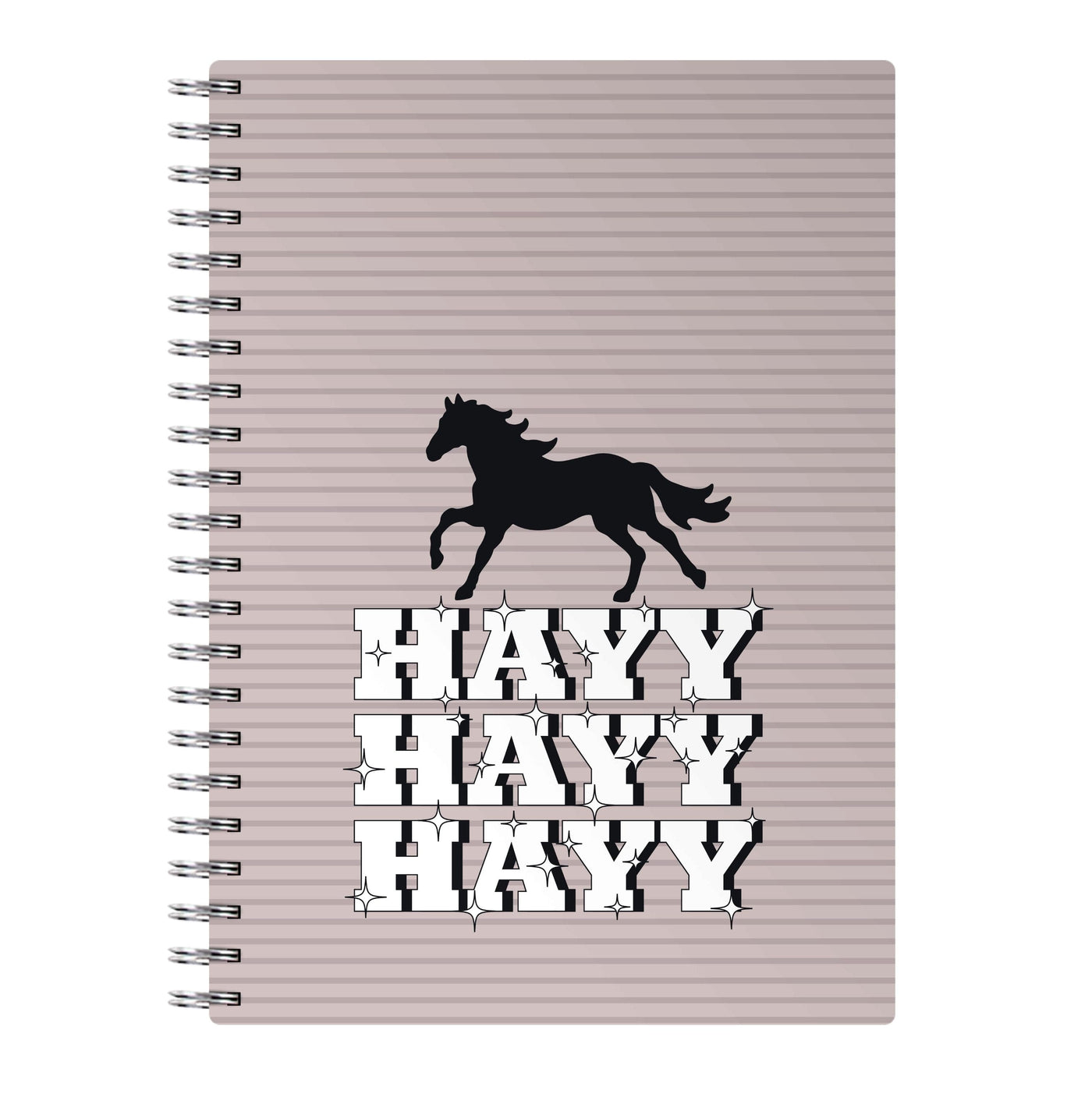 Hayy Hayy Hayy - Horses Notebook