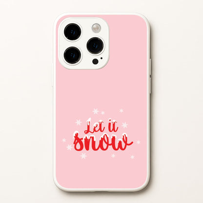 Let It Snow Snowflakes iPhone 15 Pro Max Case