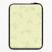 Sketched Winnie Pattern Laptop Sleeve 1
