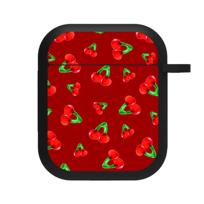 Gummy Cherries Pattern AirPods Case