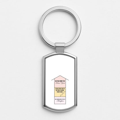 Do You Want The Tour Lyrics Silver Metal Keyring