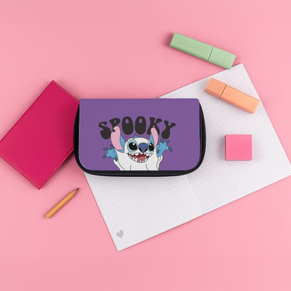 Spooky Cute Blue Alien Pencil Case