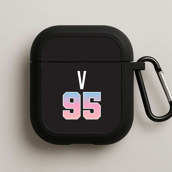 V 95 Black AirPods Case