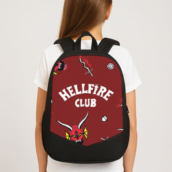 Hellfire Club Icons Collage Red School Bag