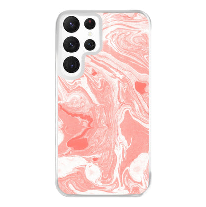 Pink Swirly Marble Phone Case