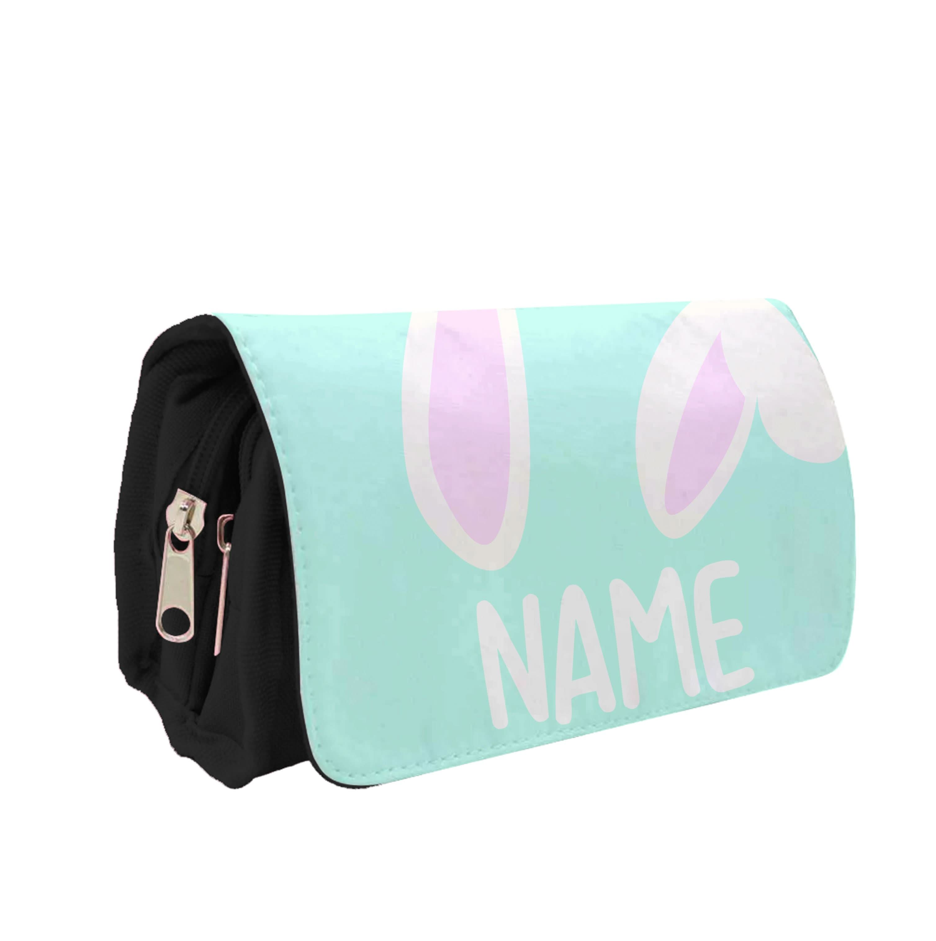 White Bunny Personalised Pencil Case