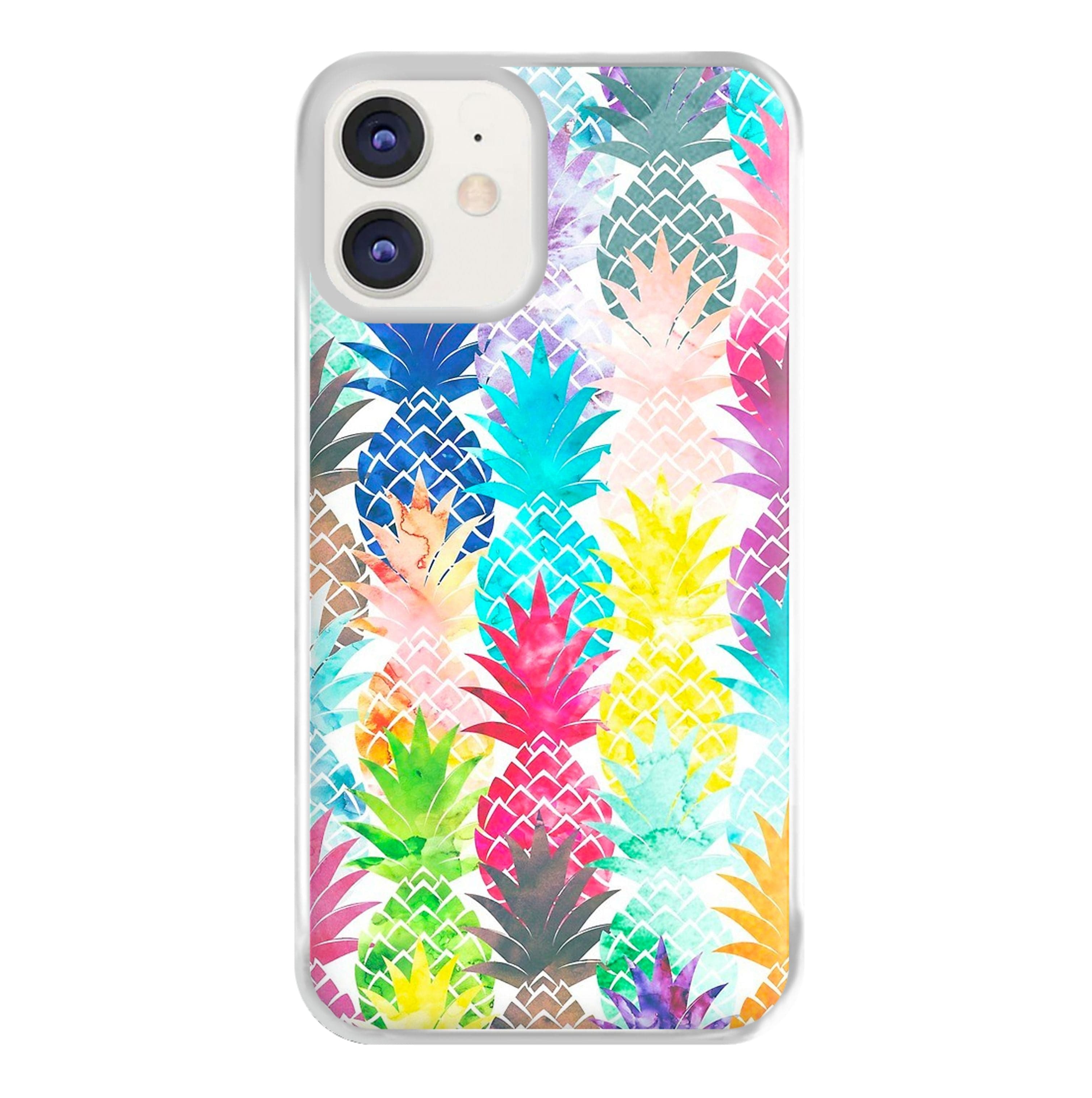 Watercolour Pineapple Pattern Phone Case