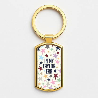 In My Taylor Era Gold Keyring