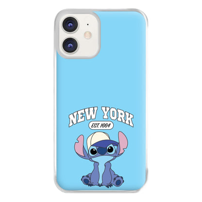 New York Blue Alien iPhone 12 / 12 Pro Case