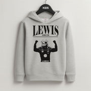 Lewis Red And Gold Kids Hoodie 2