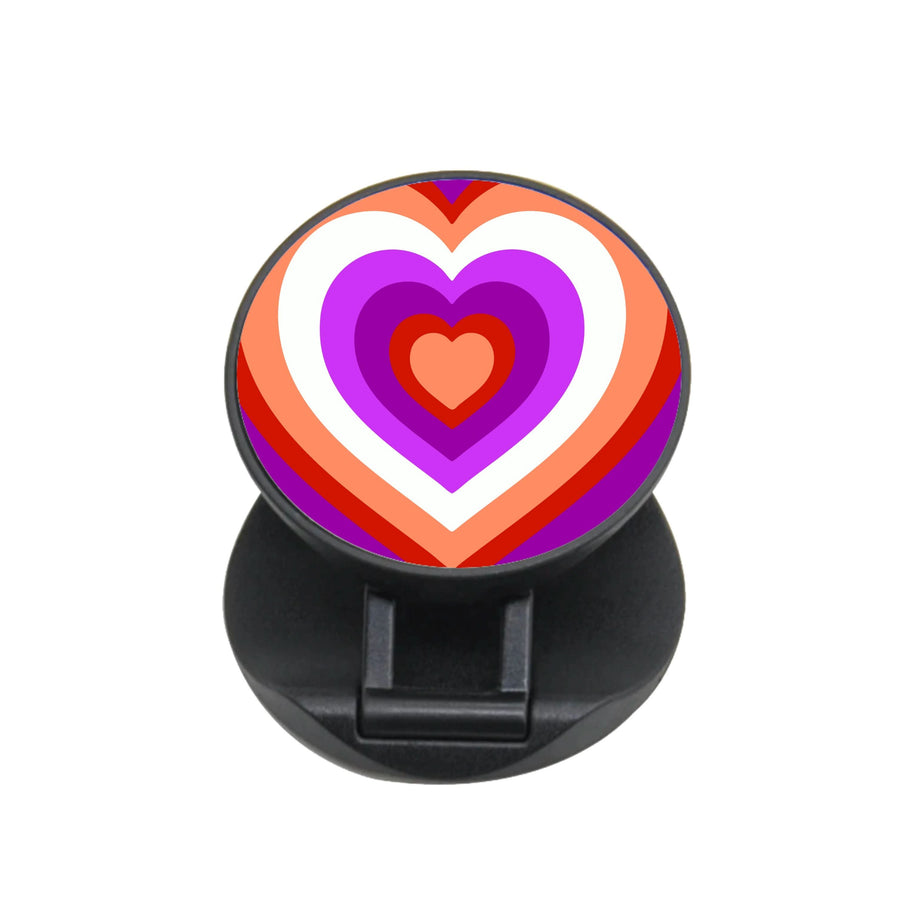 Lesbian Pride Heart FunGrip