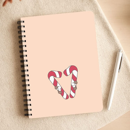 Christmas Candycane Plushies Notepad