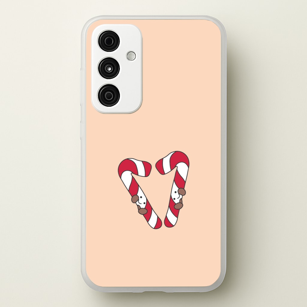 Christmas Candycane Plushies Galaxy A35 Case