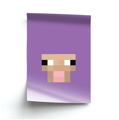 Purple Sheep Poster