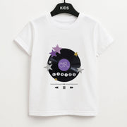 Amethyst Vinyl Scrapbook Kids T-Shirt 1