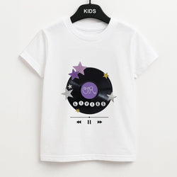 Amethyst Vinyl Scrapbook Kids Unisex T-Shirt