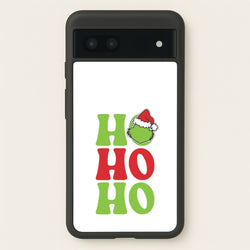Green Ho Ho Ho Google Pixel 6a Case