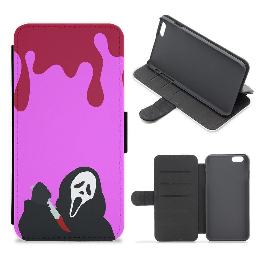 Bloody Knife Flip / Wallet Phone Case