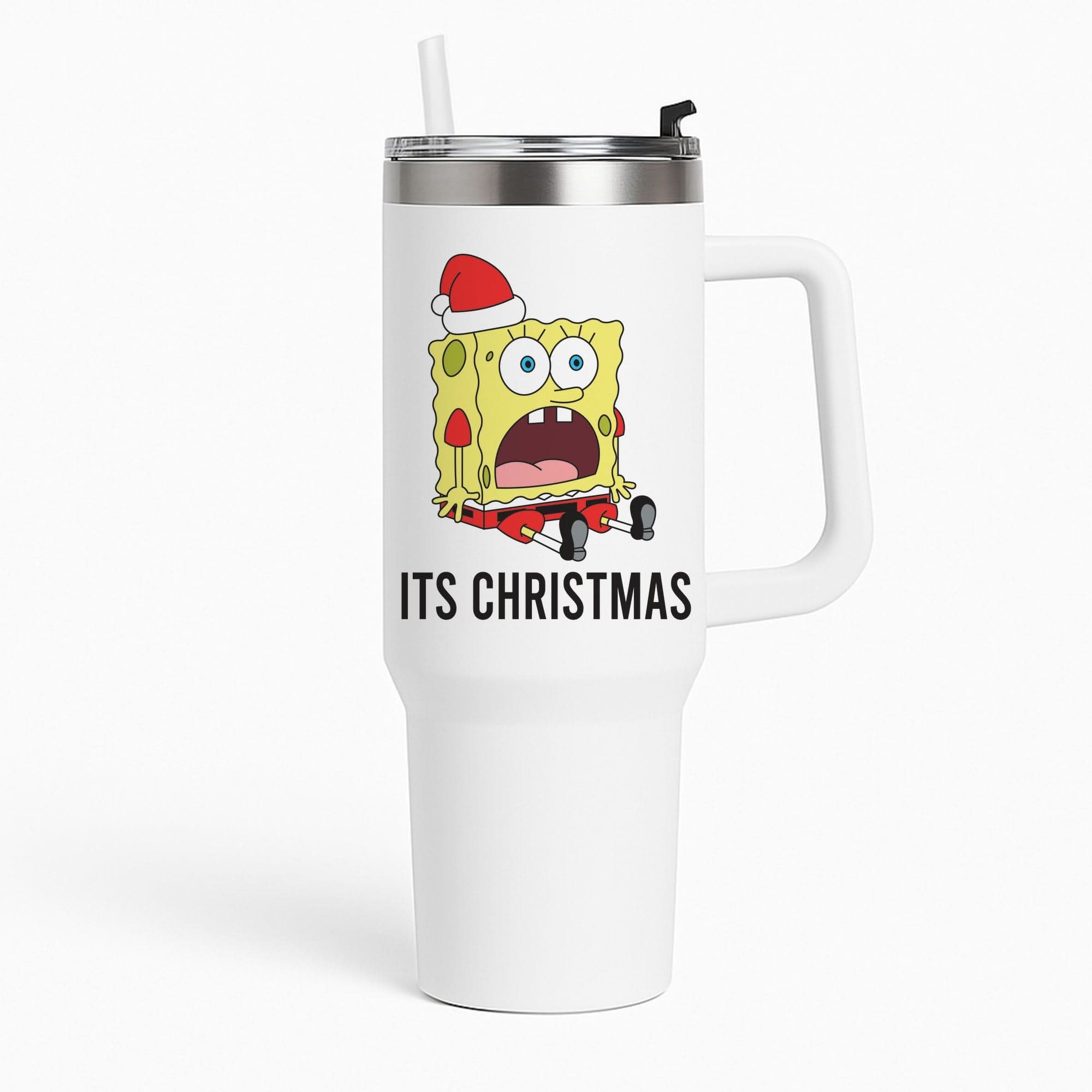 It's Christmas Cartoon Sponge Tumbler