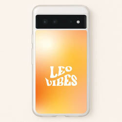 Leo Vibes Gradient Zodiac Google Pixel 6 Case
