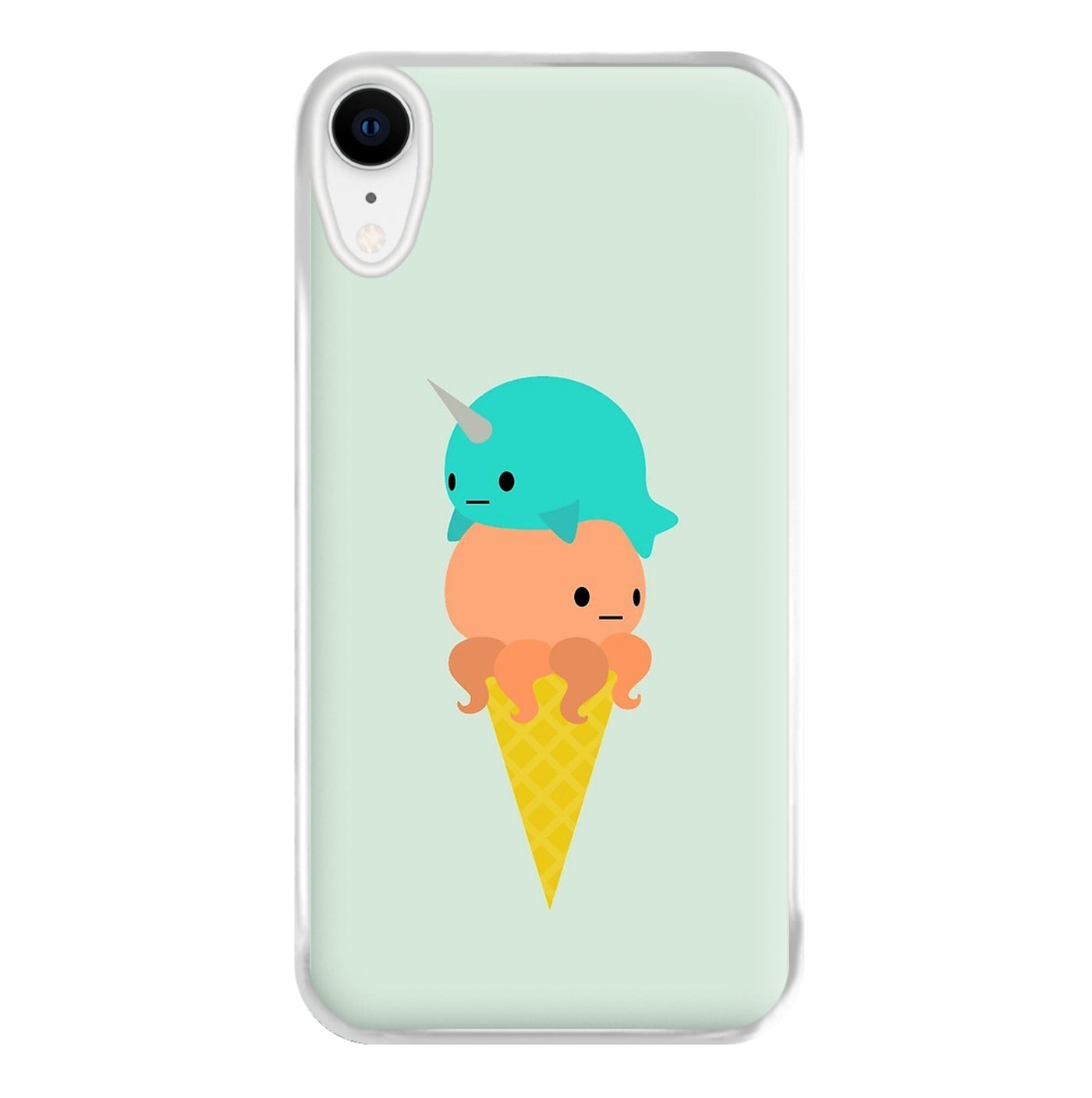 Narwhal Octopus Ice Cream Phone Case
