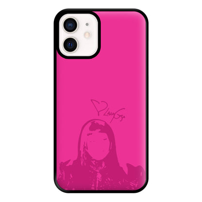 Pink Gaga Silhouette  iPhone 13 Mini Case